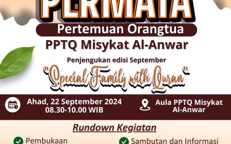 Pertemuan Wali Santri dan Penjengukan Bulan September
